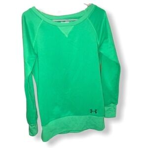 Green Under Armour crew Sweater